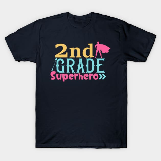 Second Grade Superhero T-Shirt by VijackStudio